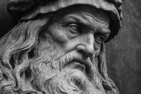 Leonardo da Vinci sculpture made with AI