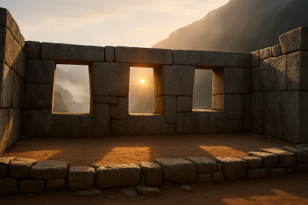 Temple of the Three Windows - made with AI