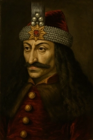 Vlad the Impaler portrait — made with AI