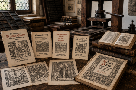 Printed Pamphlets and Books — made with AI